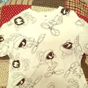 H & M Divided Looney Toons Marvin the Martian tee